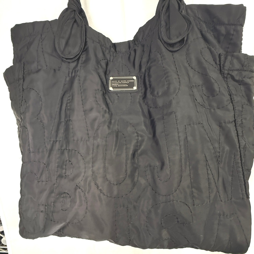 Marc by Marc Jacobs Black Quilted Tote Bag Women